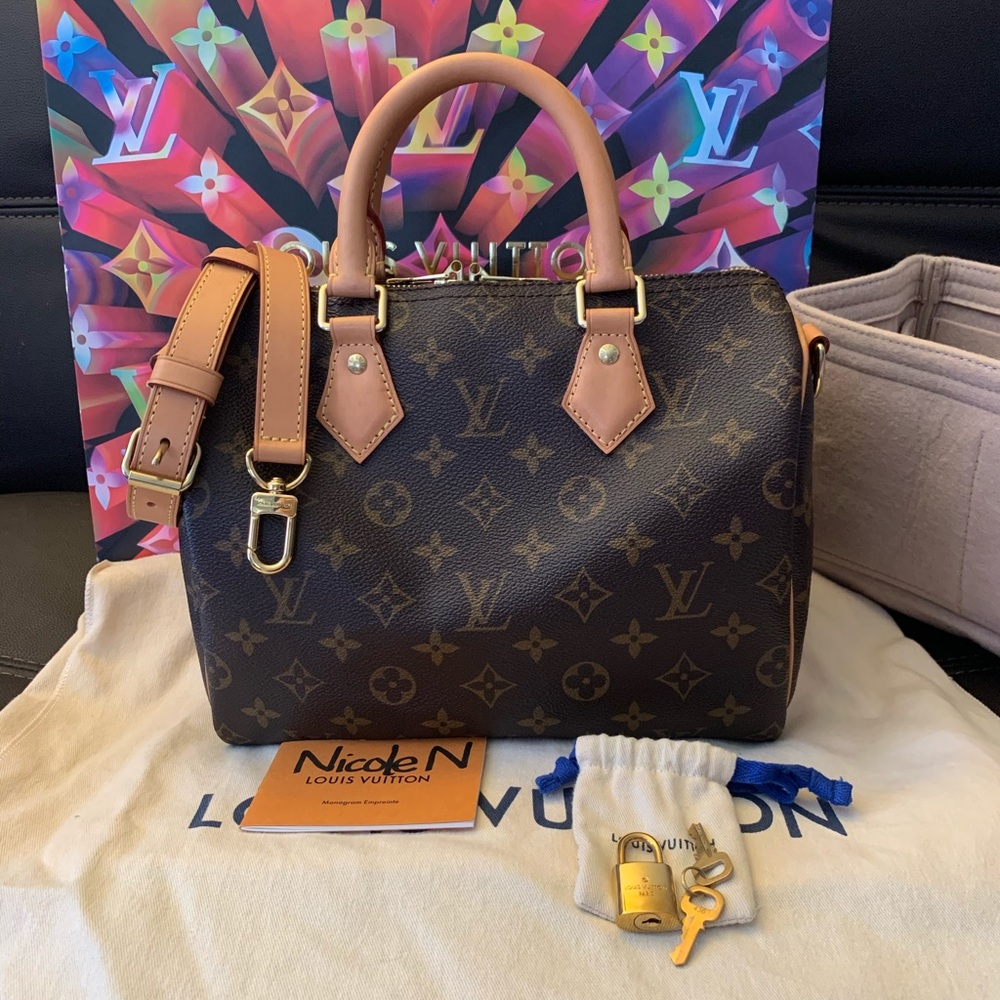 LV MONOGRAM SPEEDY BANDOULIERE 25